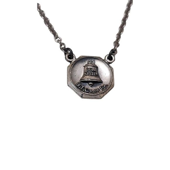 Vintage Sterling Silver Bell Telephone System Pennsylvania‎ Employee Tie Bar - Picture 3 of 6